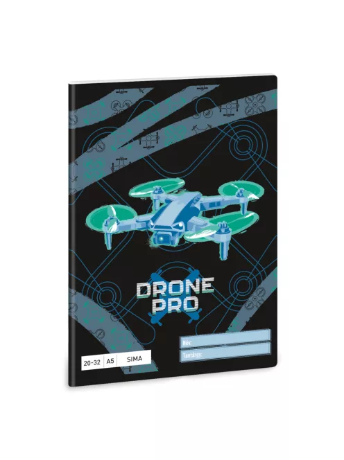Ars Una Drone Pro A/5 sima füzet 20-32