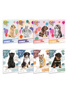 Ars Una Cuki Állatok A/5 sima füzet 20-32