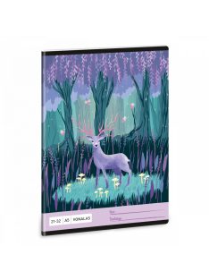   Ars Una 2132, VONALAS A/5 FÜZET MIDNIGHT WISH (5129) 22 (53621290)