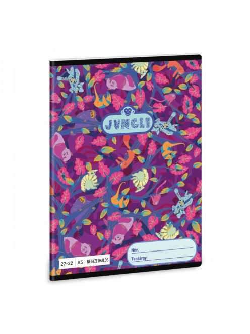 Ars Una 2732, NÉGYZETHÁLÓS A/5 FÜZET JUNGLE (5259) 23 (53632593)