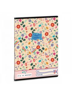   Ars Una 2732, NÉGYZETHÁLÓS A/5 FÜZET FLOWER POWER (5260) 23 (53632609)