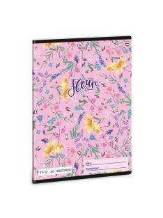 Ars Una Fleur A/5 négyzethálós füzet 27-32 (53633668)