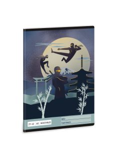 Ars Una Ninjas in the dark A/5 négyzethálós füzet 27-32