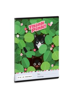 Ars Una Think Pink A/5 négyzethálós füzet 27-32