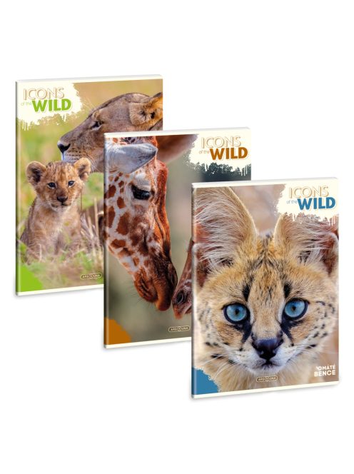 Ars Una Máté Bence Icons of the Wild A/4 extra kapcsos füzet-sima