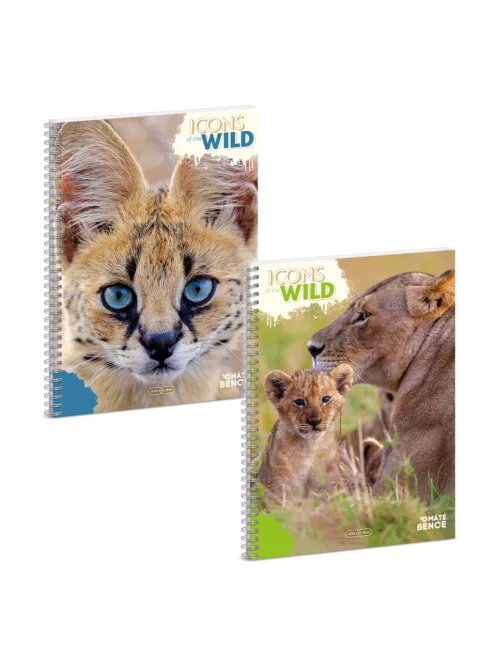 Ars Una Icons of the Wild A/4 spirálfüzet-sima
