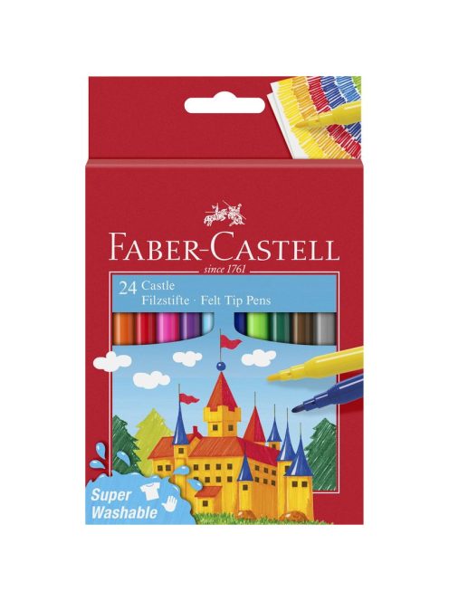 Faber-Castell - Filctoll készlet 24db-os kastélyos (554202)