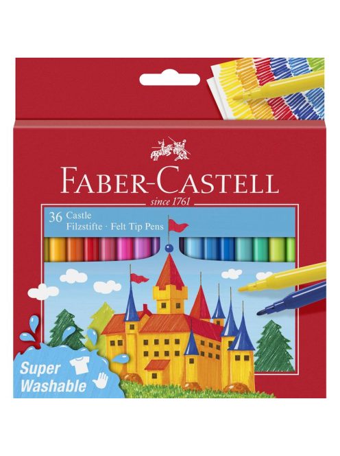 Faber-Castell - Filctoll készlet 36db-os kastélyos (554203)