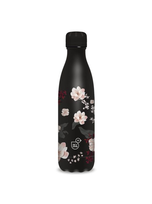 Ars Una duplafalú fémkulacs-500 ml - Flowery black