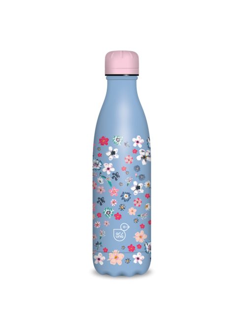 Ars Una duplafalú fémkulacs-500 ml - Pearl Blossom blue