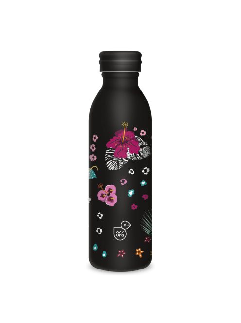 Ars Una duplafalú fémkulacs-600 ml - Black Hibiscus