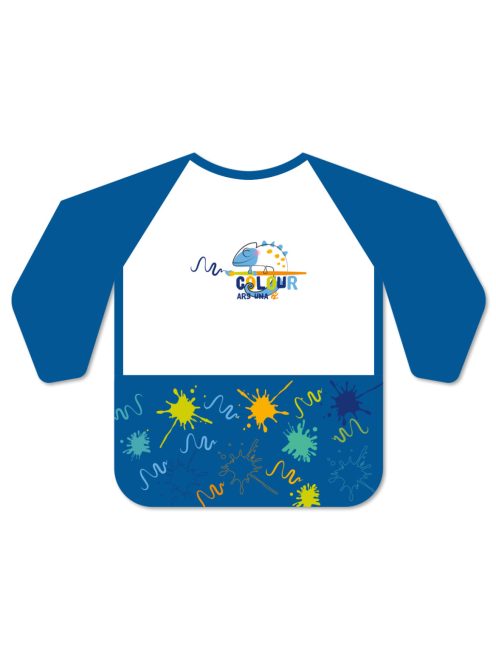 Ars Una vízálló hosszú ujjú festőkötény - Blue Splash