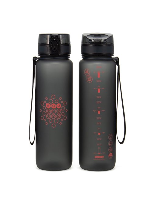 Ars Una BPA-mentes motivációs kulacs matt - 1000 ml - Dark gray