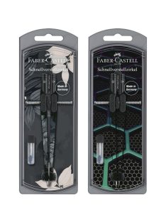   Faber-Castell Körző készlet gyorsállítóval VÁROSI MEGJELENÉS 2023 (2klf motívummal) (574443)