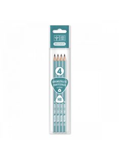   Ars Una HÁROMSZÖGLETŰ GRAFITCERUZA, HB-CSÍKOS, 4DB  (5993120005848)