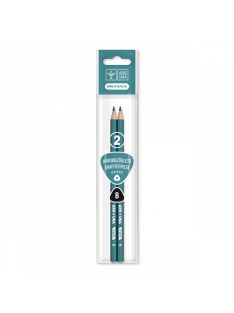   Ars Una HÁROMSZÖGLETŰ GRAFITCERUZA, B-CSÍKOS, 2DB  (5993120005879)