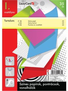 Színes papírok, pontrácsok, I. osztály (5997416511372)
