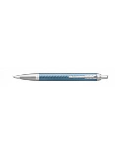   PARKER ROYAL IM PREMIUM GOLYÓSTOLL KÉKES-SZÜRKE CIZELLÁLT, EZÜST KLIPSZ 2143645 (7010560007)