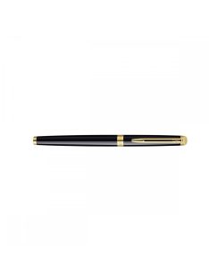   Waterman HEMISPHERE töltőtoll lakk fekete, arany klipsz S0920610 (7040149004)