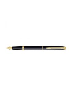   Waterman HEMISPHERE töltőtoll lakk fekete, arany klipsz S0920610 (7040149004)
