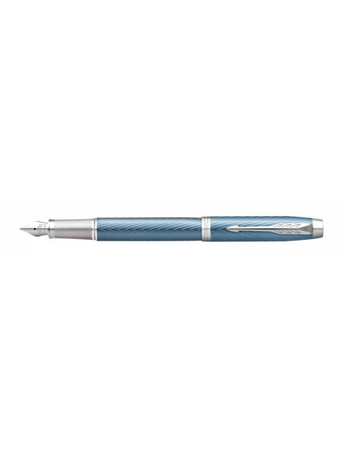 PARKER ROYAL IM PREMIUM TÖLTŐTOLL KÉKES-SZÜRKE CIZELLÁLT, EZÜST KLIPSZ 2143651 (7040305007)