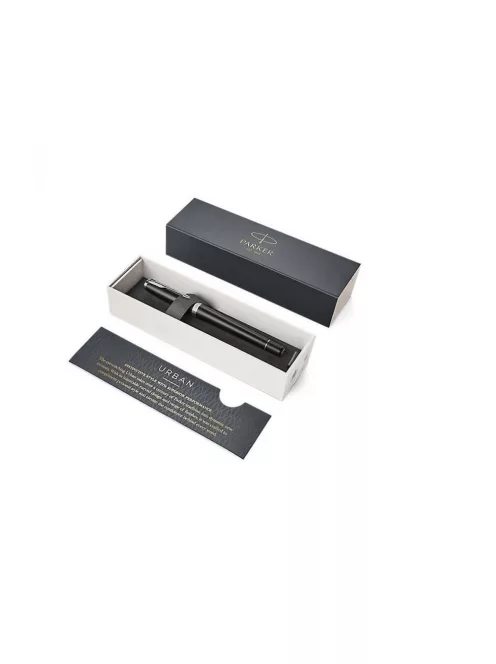 Parker ROYAL URBAN töltőtoll matt fekete, ezüst klipsz 1931592 (7040306000)