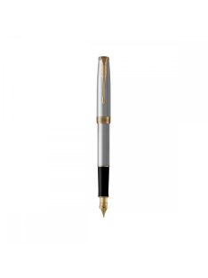   Parker ROYAL SONNET töltőtoll rozsdamentes acél, arany klipsz 1931504 (7040308001)