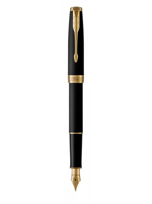 Parker ROYAL SONNET töltőtoll matt fekete, arany klipsz 1931516 (7040308003)