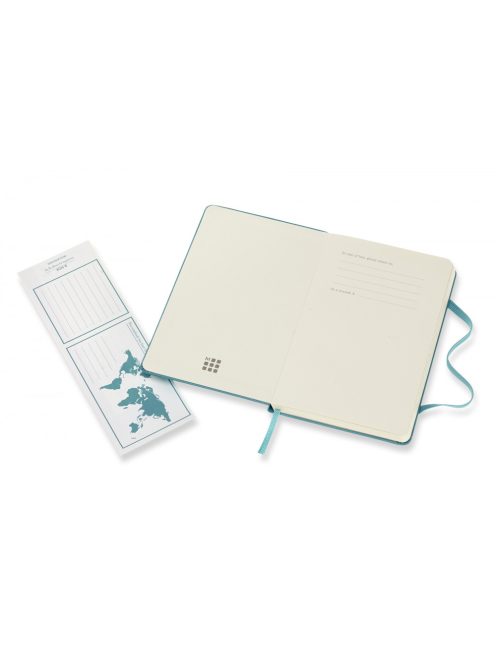 MOLESKINE NOTESZ MM710B35 KEMÉNY HAMU KÉK "P" VONALAS (7490131011)