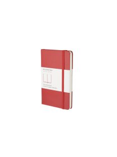   MOLESKINE NOTESZ QP012R KEMÉNY PIROS "P" SIMA (7490133001)