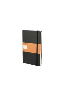   MOLESKINE NOTESZ QP060 KEMÉNY FEKETE "L" VONALAS (7490134000)