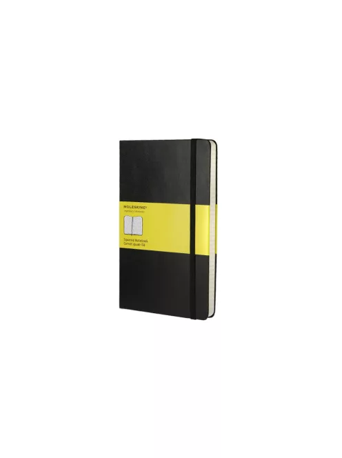 MOLESKINE NOTESZ QP061 KEMÉNY FEKETE "L" KOCKÁS (7490135000)