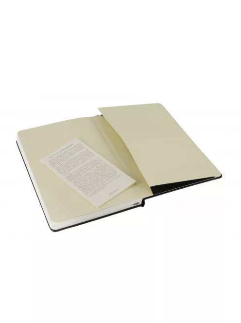 MOLESKINE NOTESZ QP061 KEMÉNY FEKETE "L" KOCKÁS (7490135000)