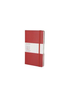  MOLESKINE NOTESZ QP061R KEMÉNY PIROS ""L"" KOCKÁS (7490135004)