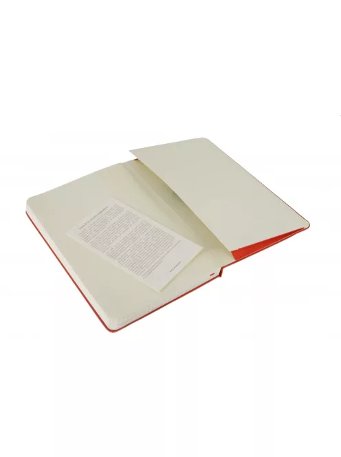 MOLESKINE NOTESZ QP061R KEMÉNY PIROS ""L"" KOCKÁS (7490135004)