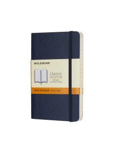   MOLESKINE NOTESZ QP611B20 PUHA ZAFÍR KÉK "P" VONALAS (7490139004)