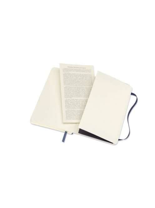 MOLESKINE NOTESZ QP611B20 PUHA ZAFÍR KÉK "P" VONALAS (7490139004)