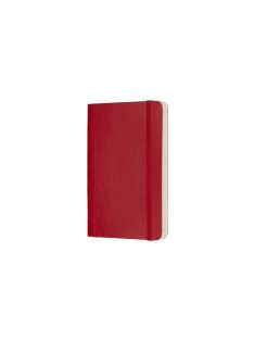   MOLESKINE NOTESZ QP611F2 PUHA SKARLÁT PIROS "P" VONALAS (7490139005)