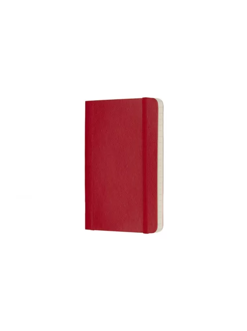 MOLESKINE NOTESZ QP611F2 PUHA SKARLÁT PIROS "P" VONALAS (7490139005)
