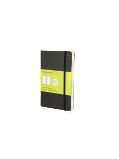   MOLESKINE NOTESZ QP613 PUHA FEKETE ""P"" SIMA (7490141000)
