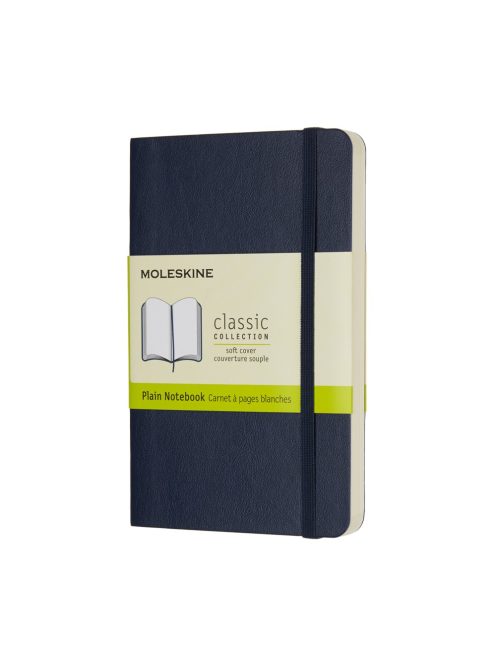 MOLESKINE NOTESZ QP613B20 PUHA ZAFÍR KÉK "P" SIMA (7490141003)