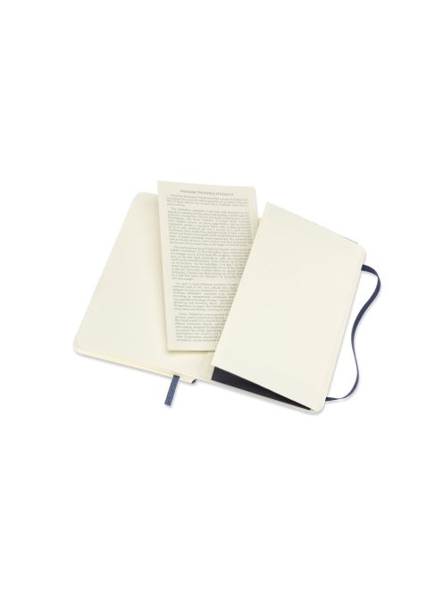 MOLESKINE NOTESZ QP613B20 PUHA ZAFÍR KÉK "P" SIMA (7490141003)