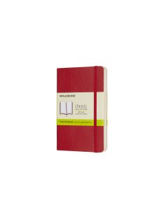  MOLESKINE NOTESZ QP613F2 PUHA SKARLÁT PIROS "P" SIMA (7490141004)