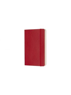   MOLESKINE NOTESZ QP613F2 PUHA SKARLÁT PIROS "P" SIMA (7490141004)