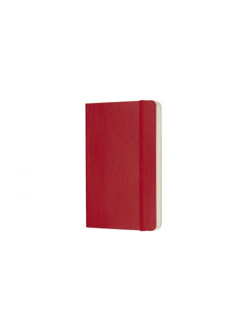 MOLESKINE NOTESZ QP613F2 PUHA SKARLÁT PIROS "P" SIMA (7490141004)