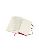 MOLESKINE NOTESZ QP613F2 PUHA SKARLÁT PIROS "P" SIMA (7490141004)