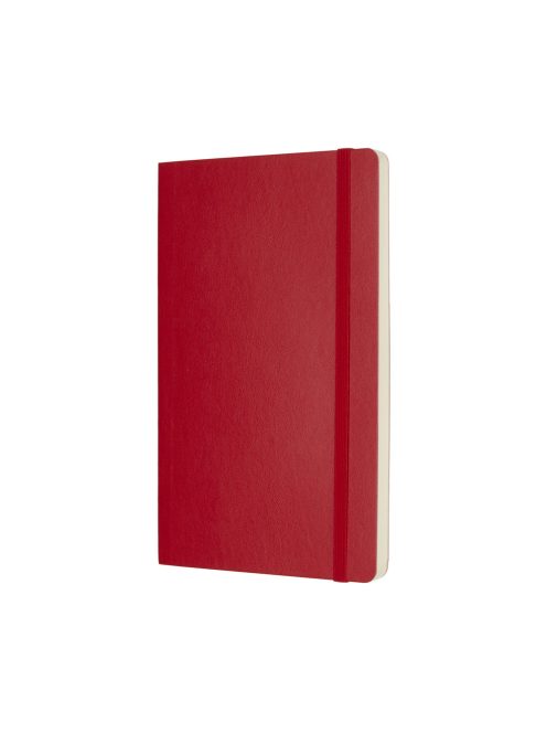 MOLESKINE NOTESZ QP618F2 PUHA SKARLÁT PIROS "L" SIMA (7490144003)