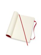 MOLESKINE NOTESZ QP618F2 PUHA SKARLÁT PIROS "L" SIMA (7490144003)