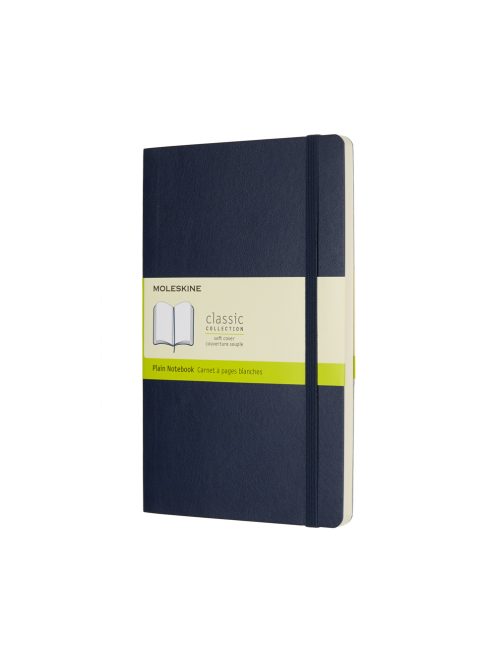 MOLESKINE NOTESZ QP618B20 PUHA ZAFÍR KÉK "L" SIMA (7490144004)