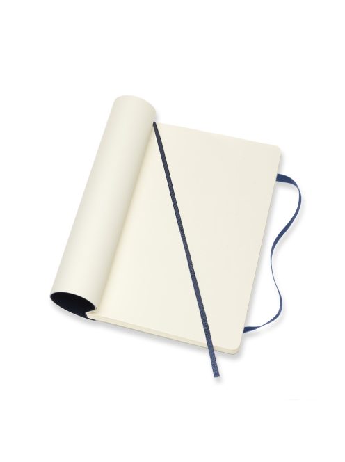 MOLESKINE NOTESZ QP618B20 PUHA ZAFÍR KÉK "L" SIMA (7490144004)
